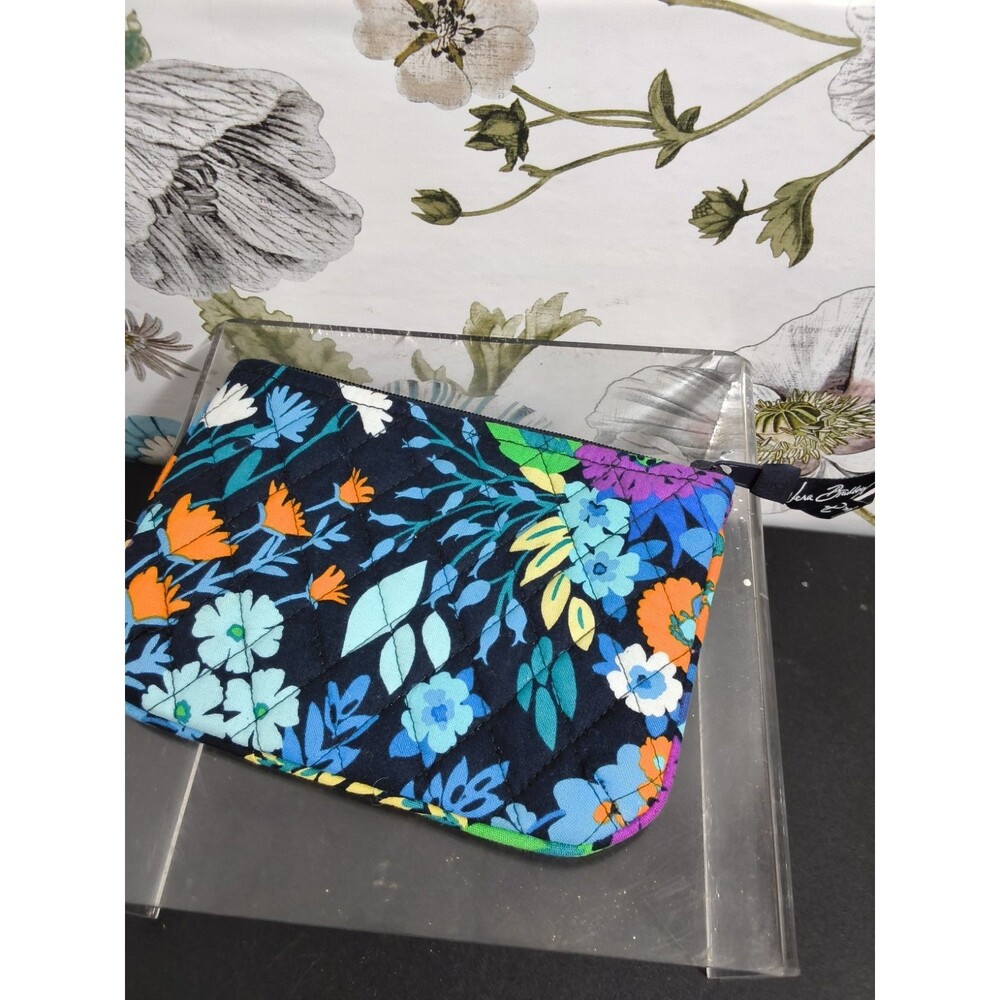 Vera Bradley Quilted Vibrant Multicolored Zipper Pouch